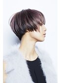 MOMOTARO多色ハイライト×Vバングショート