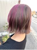 アンブレラ切りっぱなしボブ