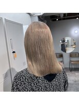 ヴェルダ 池袋店(verda)&nbsp;ブリーチ2回　ミルクティーベージュ