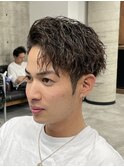ツイストスパイラルパーマハーフバック
