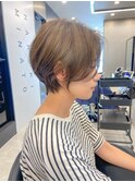 前髪長めショート