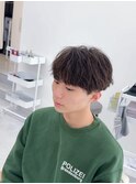 ソフトツイスパ/刈り上げマッシュ