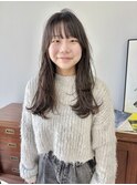20代◎夏イメチェン！前髪ありレイヤーカット×ロングヘア