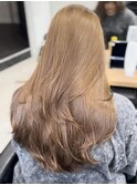 ★デジタルパーマミニウルフチェリーブラウンホワイトグレージュ