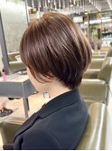 丸みショートボブ