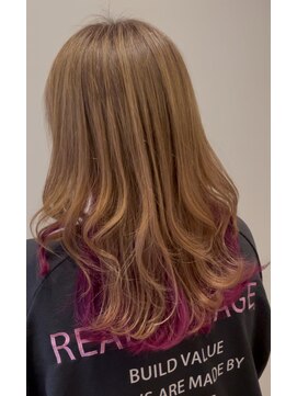 ビューティーワークスループライン(beautyworks LoopLine) ロングレイヤー+インナーカラー