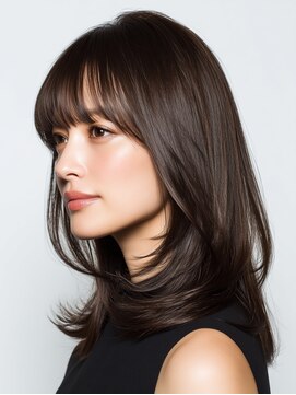 ビフィーノ リルネ(Bifino Rilune) 黒髪/クラゲヘアー/オリーブグレー/小顔/ココアベージュ/川西