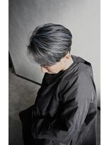 ザンカ(ZANKA)&nbsp;メンズカット/メンズバレイヤージュ/センターパート/ホワイト