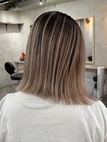 アポロ 横浜駅店(apollo)&nbsp;バレイヤージュ/シャドールーツ/ブリーチカラー/レイヤーカット