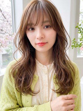 オルク 札幌大通(Orque) 透明感ミルクティーベージュ春の小顔◎ロングレイヤー