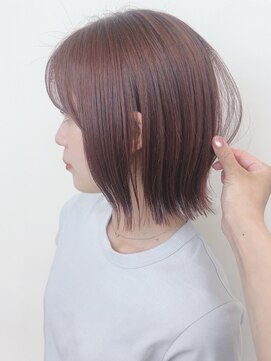 モリオフロムロンドン 原宿本店(morio from London) 【morio原宿】ボブ 外はねボブ 暖色カラー