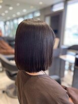 アース 南福島店(HAIR&MAKE EARTH) ツヤサラボブ