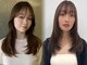 バサ 池袋東口店(BASSA)の写真/【顔型4タイプ診断】で一番似合うミディアムが見つかる!顔まわり/くびれレイヤー/小顔見せスタイルならココ