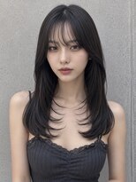 ユーフォリア 新宿通り(Euphoria)&nbsp;ロングレイヤー顏周りカットシースルー前髪☆