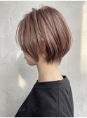 大人ショートヘア レイヤーボブ