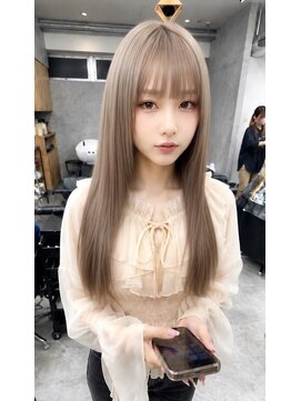 アルボ バイ ミラ 心斎橋(ARVO by MILA) 心斎橋/ブリーチ/ケアブリーチ/レイヤーカット/ミルクティー