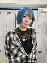 ソメルン 秋葉原&nbsp;秋葉原で叶えるブルーアッシュショートボブ