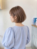 リノ 寺田町南口店(rino)&nbsp;透ける前髪のニュアンスボブ