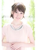[K-two銀座]小顔ナチュラルボブ夏のヘアアレンジ