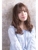 ティエラ 西新店(TIERRA)&nbsp;無造作ウェーブワンカールレイヤー◎透明感イルミナカラー