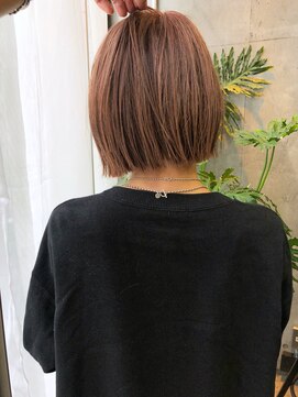 ルーム(Loom.) ピンクブラウンボブ【Loom./明治神宮前/原宿/表参道】