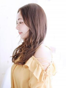 ヘアメイク ナル(hair make nalu) Aラインのセミウエットミックスカール