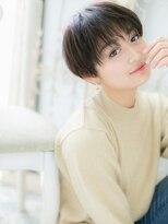 モッズ ヘア 福岡姪浜店(mod's hair) *mod's姪浜*…ダークアッシュ切りっぱなし小顔クールショートd