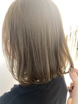 インビテーション(invitation)&nbsp;ナチュラルボブ×ミルクティーカラー