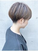 【morio成増／ムラマツ】大人かわいい前髪ショートボブベージュ