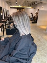 メリー オオサカ(Merly Osaka)&nbsp;切りっぱなし×ホワイトバレ_まろやかwhite greige_