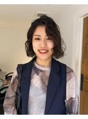 ボブパーマ/クリープパーマ/前髪立ち上げパーマ/ボブウェーブ