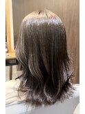 10代20代30代大人かわいい艶感アッシュグレージュヨシンモリヘア