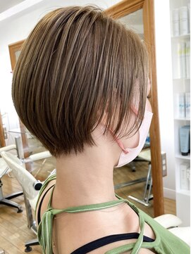 ヘッズ 本八幡店(HEADS) グレージュカラーボブウルフ黒髪ココアベージュ