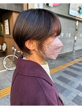 カフェアンドヘアサロン リバーブ(cafe&hair salon re:verb) 2ブロックショートボブ