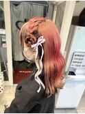 ＊ひつじハーフアップアレンジ＊