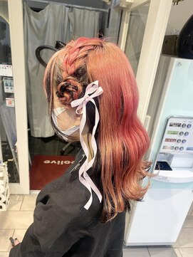 テトラ バイ ネオリーブ 横浜西口店(tetra by neolive) *ひつじハーフアップアレンジ*