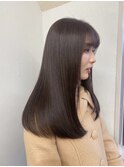 【髪質改善】ラベンダーブラウン/艶髪/透明感/トリートメント