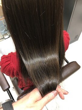 アニュー 北浦和店(ANEW) 《髪質改善》髪質改善ストレート×透明感カラー