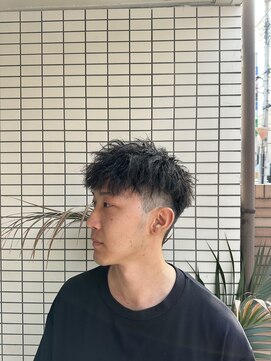 スウェル 船橋店(Swell) ハイライト/マッシュパーマ/ウルフ/アッシュブラック2