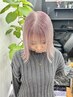 【学割U24】ケアブリーチ+ケアカラー+カット+髪質改善TOKIO¥39,000→¥30,000