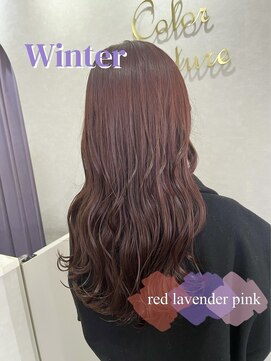 カラークチュール(Color Couture) チェリーレッド/暖色/冬カラー/前髪/韓国