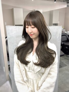 ジエクト カナウ(The Ect canow) レイヤーロング韓国ヘア似合わせカット透明感カラー