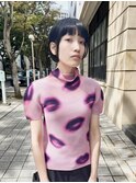 夏レイヤーカットウエットヘア