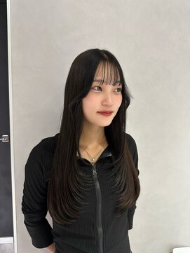 リアン バイ キートス(Lien by kiitos) レイヤーカット/顔周りカット/フェイスレイヤー