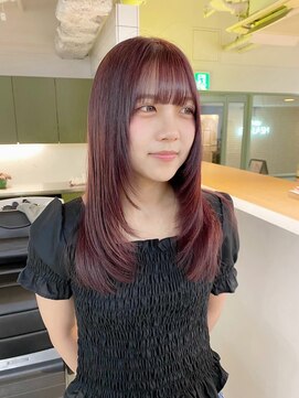 ラヴィズム(LUVISM) ◎韓国ヘアー顔周りレイヤーおくれ毛前髪万代新潟
