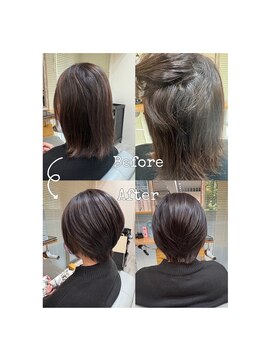 キーロ センター南(kiiro) 縮毛矯正×ショート