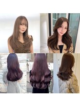 人気な韓国ヘアが得意なスタイリスト多数在籍♪艶感たっぷりトレンドガールお任せください◯