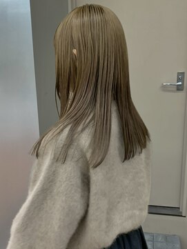 パークレーン アイス イヴェン(park lane ICI yeven) ブリーチなし秋オリーブベージュ　グレージュ　/akari