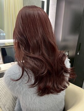 ネウィ ハウオリ 札幌駅前(newi hau'oli) カシスブラウンカラー美髪レイヤーカット／TOKIOトリートメント