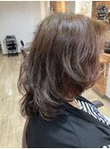 セミロングレイヤー
